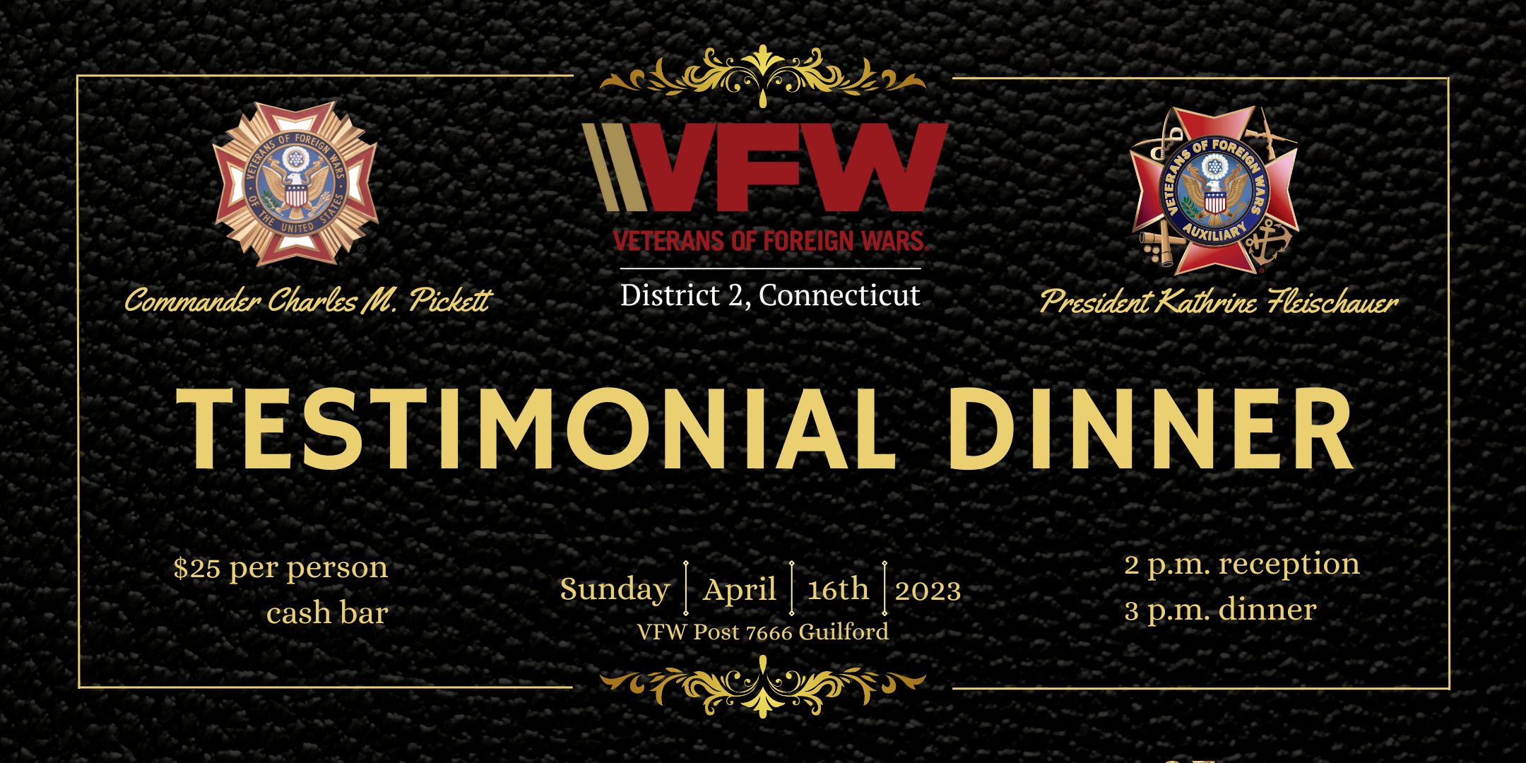 TESTIMONIAL HONORING PICKETT IN APRIL