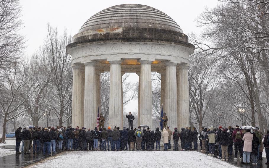 PICKETT GIVES FEATURED ADDRESS AT TRIBUTE “BONUS MARCH”